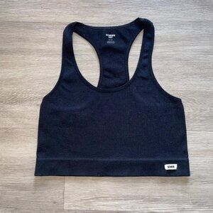 BLACK CROP TANK TOP (Sommer Ray)